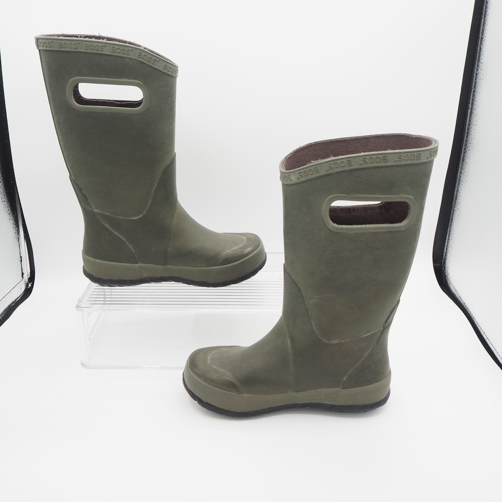 Bogs Kids Skipper Rainboot Size 12 Waterproof Pull On Outdoor - Picture 7 of 9
